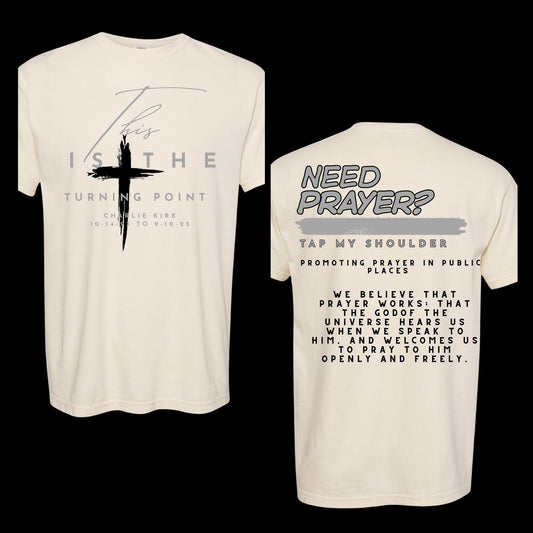 Charlie Kirk Turning Point tee